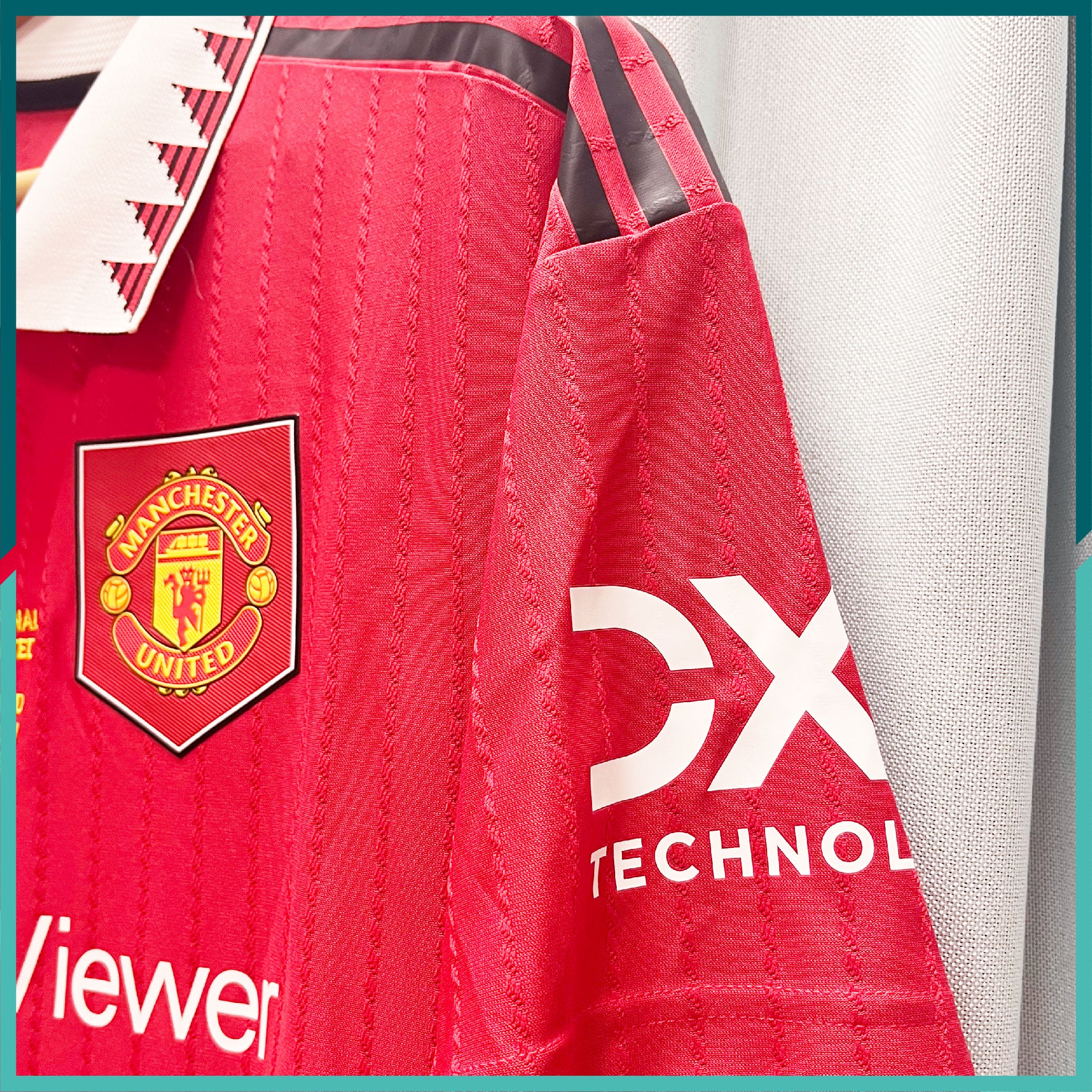 [連熨字、臂章、對賽日期] Player Issue 2022-23 曼聯主場球衣（英格蘭聯賽盃決賽版本） - Image 3