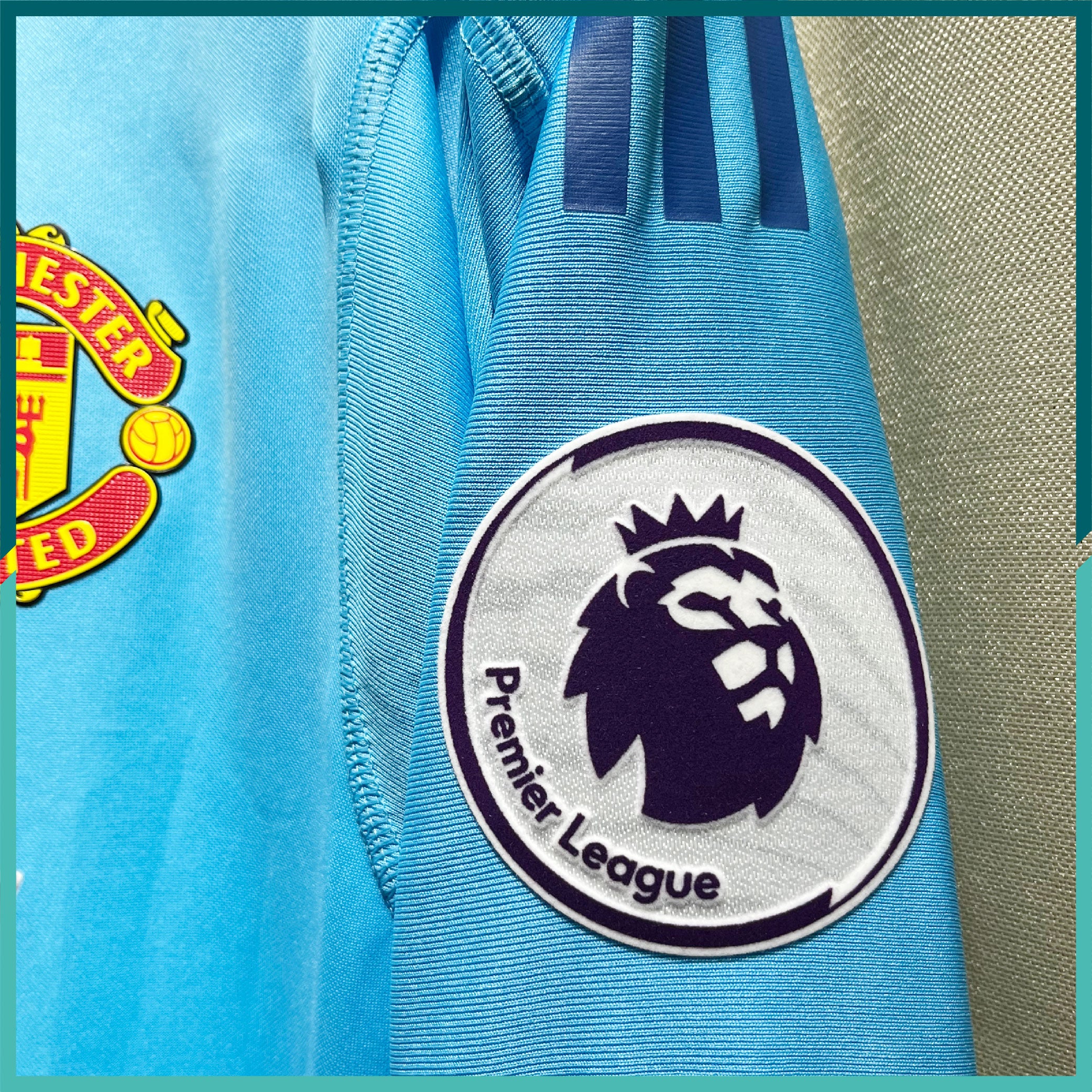 [連熨字、臂章] 球員版 2017-18 曼聯龍門球衣 - Image 6