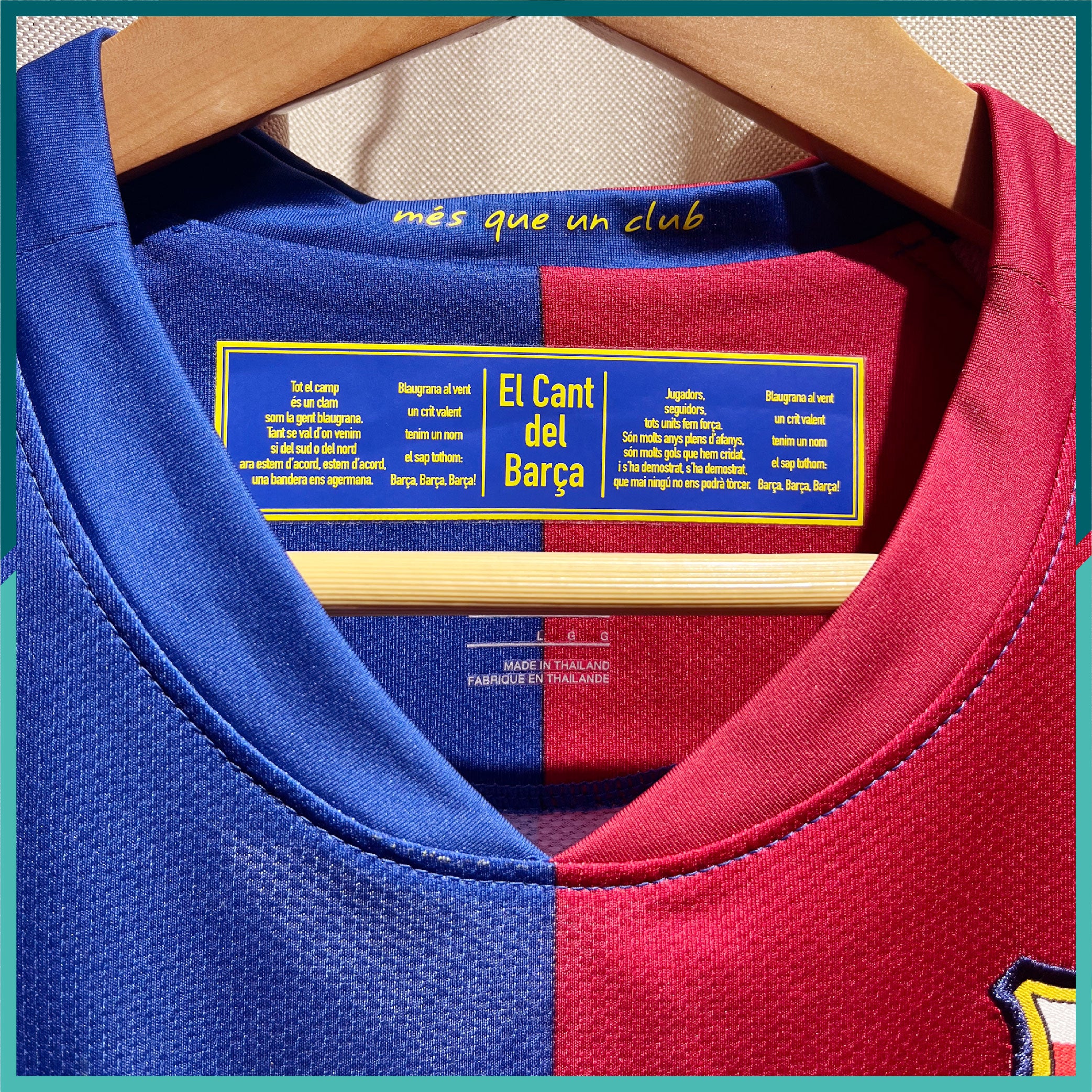[連熨字、臂章] 2008-09 巴塞隆拿主場球衣 - Image 4