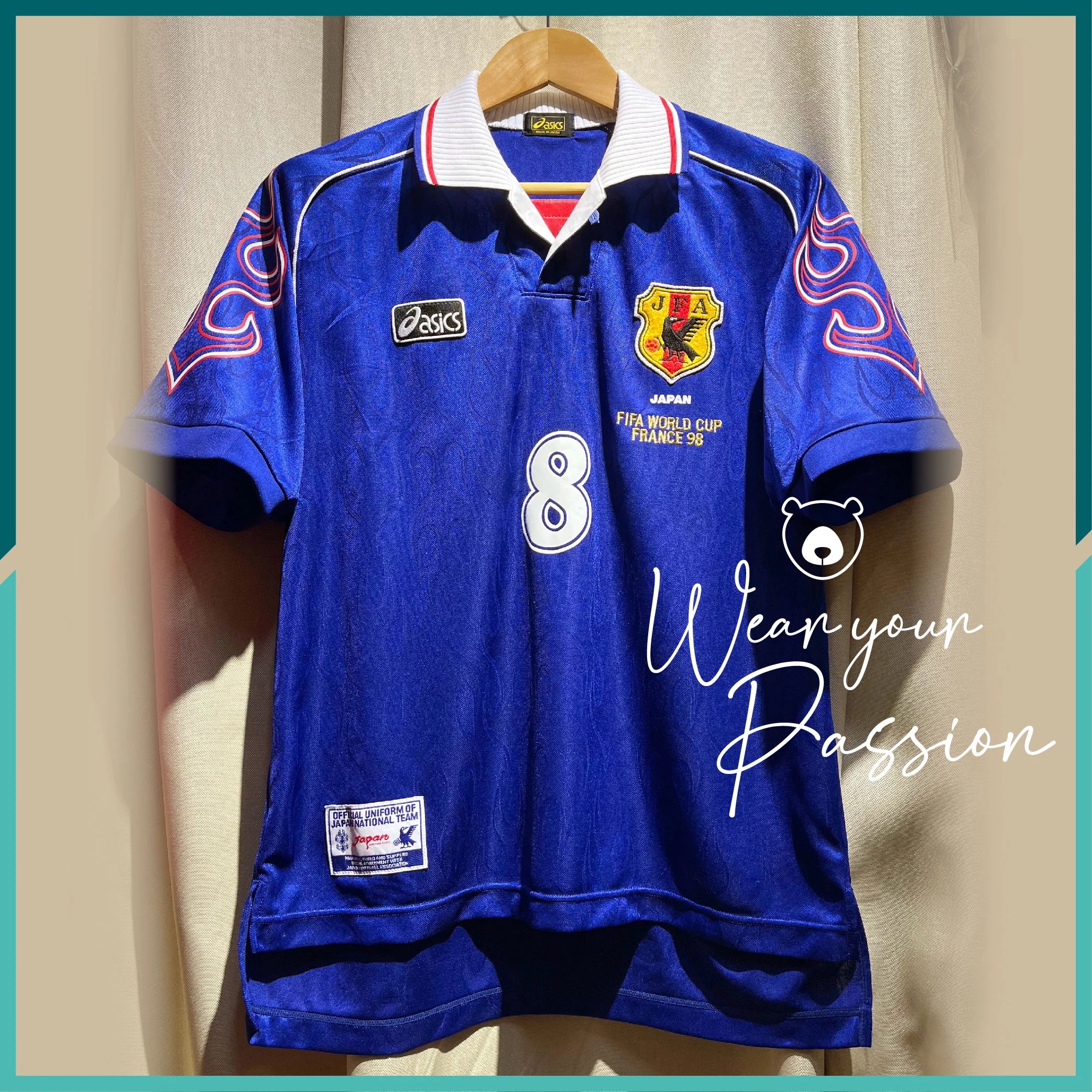 1998 日本主場球衣